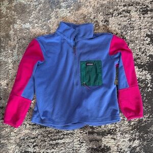 90’s Women’s Patagonia Color Block Quarter-Zip Fleece